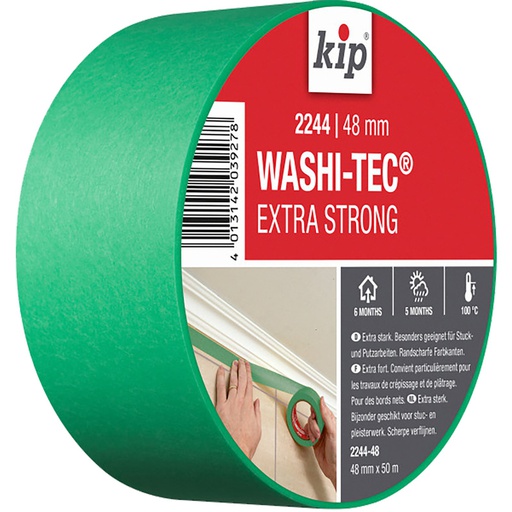 Kip 3373 Washi-Tec® extra strong 50m, groen