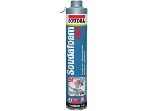 [114457] SOUDAL, Soudafoam click&fix BE, 750ml